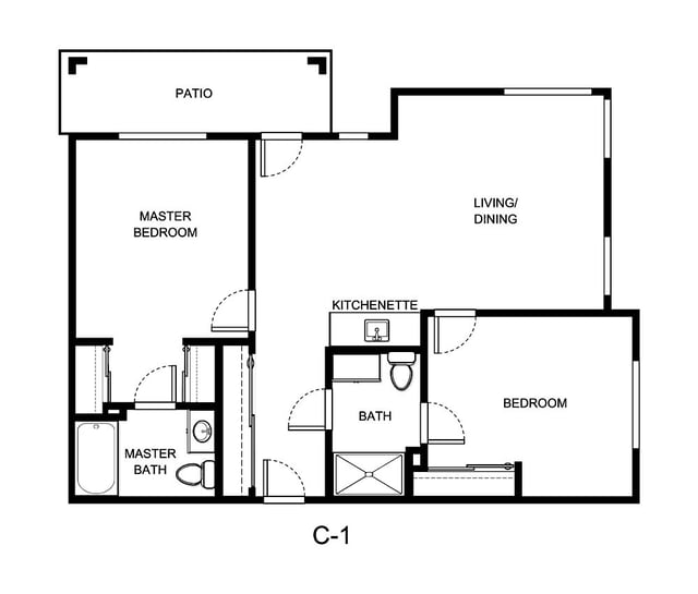 PWHL_IL_Live Oak_2B 2BA_904 sq. ft.